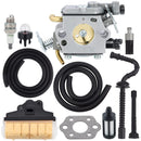 Hipa MS250 Carburetor Kit for Stihl MS230 MS250C MS 230 MS 250 Chainsaw Carb Parts Replace 1123-120-0620 Zama C1Q-S92-1