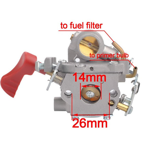 Carburetor Kit For Poulan Pro PP338PT PP335 PP333 PP330 PP133 PP033 33cc Gas Trimmer Weed Eater# 545189502 C1M-W44