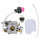 Hipa PR4218 Carburetor Fit for Poulan Husqvarna PL3816 PD4218 PL3314 PR4016 PD4016 Chainsaw Replace 596786602 with Air Purge Primer Bulb-1