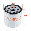 Hipa 07-0695 Oil Filter for Briggs Stratton Toro Engine Kohler 52 050 02 52-050-02-S 25-050-34-S 52-050-02-S1 CH11-CH15 CV11-CV22 M18-M20 MV16-MV20-2
