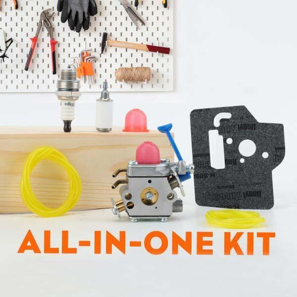 Hipa 545081848 Carburetor Kit for Husqvarna 128LD 128CD 125L 128L 128DJX 128C 128LDX 128RJ String Trimmer # C1Q-W38 C1Q-W40A - 0