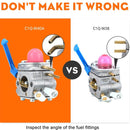 Hipa C1Q-W40A Carburetor Kit For Husqvarna 128LD 128LDX 128C 128L 128LX 128CD 28cc Trimmer Parts Replace 545081848 545130001-2