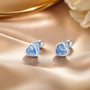 925 Sterling Silver Earrings with Pavé Setting and Enamel for Women-2