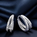 925 Sterling Silver Pavé Setting CZ Earrings for Women-2