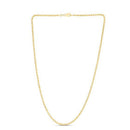 Moon Cut Bead Chain in 14k Yellow Gold (2.50 mm)-3
