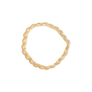 10K Yellow Gold 5.00 Cttw Round-Cut Diamond Link 7" Bracelet (J-K Color, I1-I2 Clarity)-3