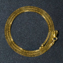 14k Yellow Gold Super Flex Herringbone Chain (1.50 mm)-5