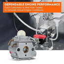 Hipa Carburetor Kit for Homelite ST155 ST145 ST175 ST185 ST275 ST285 ST385 ST485 SX135 GST18 HBC18 String Trimmer # WT-458 WT-476-6