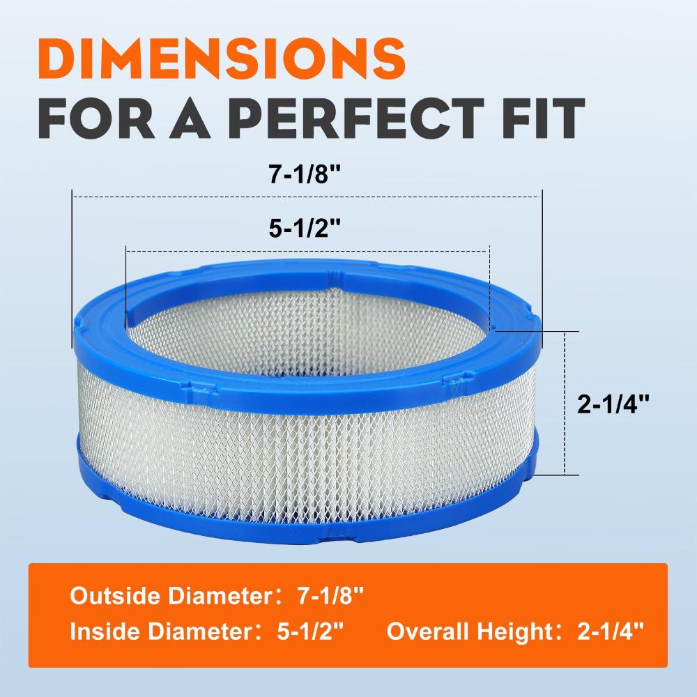 HIPA 394018S 394018 Air Filter for Briggs & Stratton Vanguard V-Twin 16HP 18HP 392642 5050H 5050B 4135 421400 402400 Engine GT235 LT166 - 0