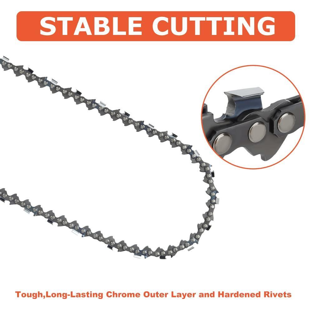 20 Inch MS290 Chain .325 Pitch .063 Gauge 81 DL For Stihl MS271 MS261 MS270 MS280 MS 260 290 024 026 028 Chainsaw 26RM3 81 22BPX081G - 0