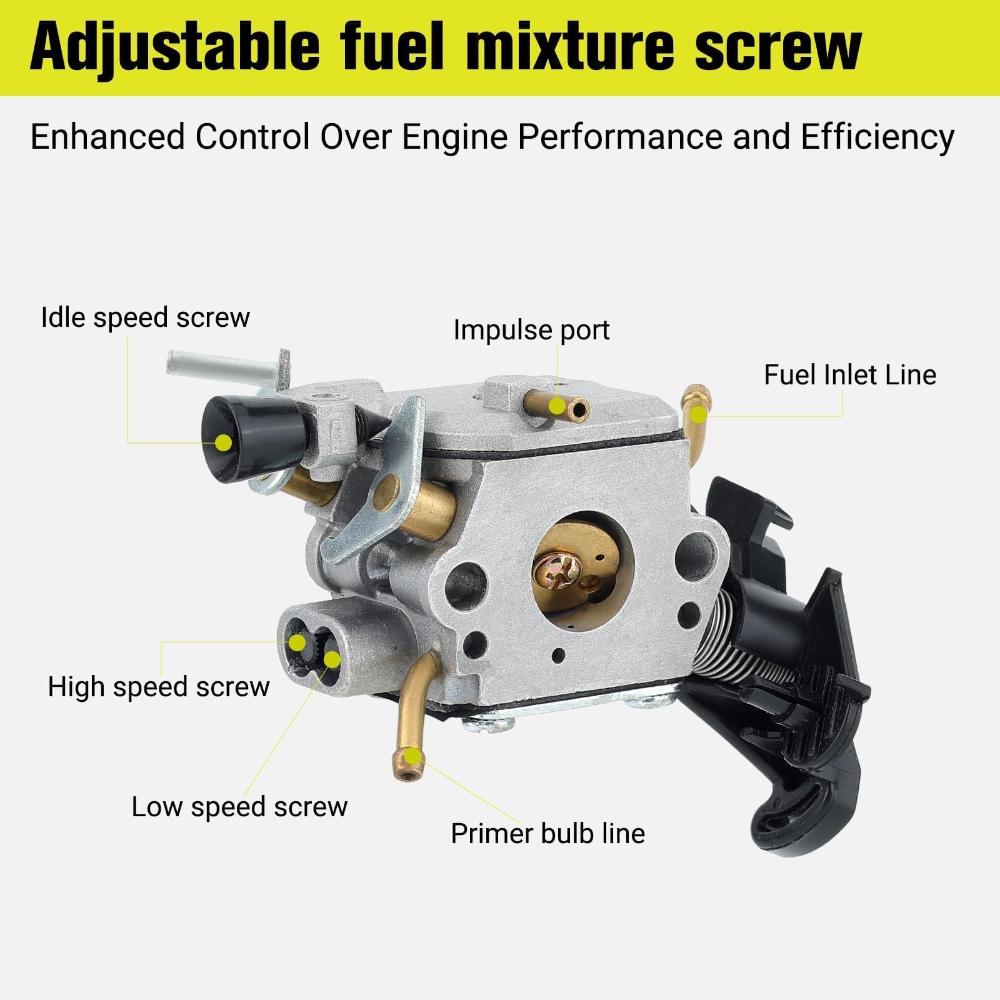 Carburetor Kit for Jonsered CS2245 CS2245S CS2250S Chainsaw # Replace Zama C1M-EL37B 544 14 82-01