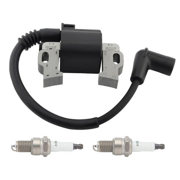 Hipa 30500-Z5T-003 Ignition Coil Module with 4 Prong Connector for Honda Gasonline Engines GX340 GX390T2 GX390U2 Replace 30500-Z5T-003 + Spark Plug