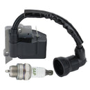 Hipa 501092801 Ignition Coil for Husqvarna BVM200VS BVM210VS SM210VS Poulan SM705 SM706 Blower # 530039234 545158001 with Spark Plug-1