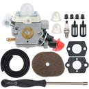 Hipa Carburetor Kit for Stihl FS 56 RC FS56 FS56RC FS56C HT56C KM56 FS50 HT56 KN56 KM56C Trimmer Replaces C1M-S267A 4144 120 0608-1