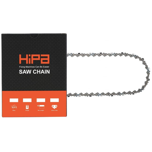 18 inch Chain 3/8 LP Pitch 050 Gauge 62 DL for Echo CS370 CS370F CS400 CS400F Poulan Pro 2050 2055 2075 P3314 P3416 P3816 PP4218A Chainsaw