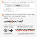3-Pack 18 Inch Full Chisel MS250 Chain .325 Pitch .063 Guage 68 DL For Stihl MS 250 MS251C MS230 MS210 MS231 MS251 Chainsaw # 22LPX068G-9
