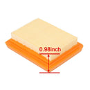 Hipa 4601 120 0600 Carburetor Air Filter Kit for STIHL MM55 MM55C Tiller Multi Engine Replace Zama C1Q-S202A C1Q-S202-10