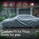 Toyota Prius Car Cover - 177"L x 70"W x 54.5"H - Charcoal Grey-5
