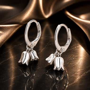 925 Sterling Silver Earrings for Women 20*10mm Oxidized Jewelry - 0