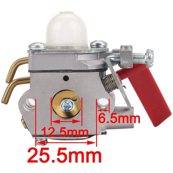 Carburetor Kit for Homelite UT20760 UT20764 UT20769 US20751 UT15180 UT15176 B25C D725CD D825SB String Trimmer Replace C1M-W44 984534001