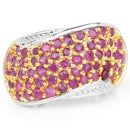 2.49 Carat Genuine Ruby .925 Sterling Silver Ring-3