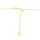 14k Yellow Gold Adjustable Snake Chain 0.85mm-3