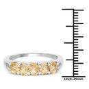 1.75 Carat Genuine Citrine .925 Sterling Silver Ring-3