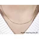 14k Yellow Gold Octagonal Box Chain 1.0mm-4