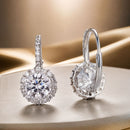 925 Sterling Silver Earrings with Pavé Set CZ for Women-1