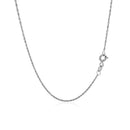 14k White Gold Singapore Chain 1.0mm-3