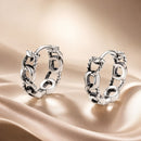 925 Sterling Silver Oxidized Earrings for Women-2