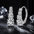 S925 Sterling Silver 0.50 Carat Moissanite Earrings for Women-1