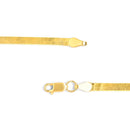 Unisex Solid 14K Yellow Gold 2.8mm Imperial Herringbone Chain Necklace - 18" Inches-2