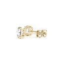 4 cttw Certified IGI Lab Grown Round Diamond Stud Earrings 14k Yellow Gold (G/VS2)-4