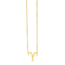 14K Yellow Gold Aries Necklace-1