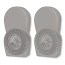 Deluxe tire/wheel covers fits tire 30.5"- 33.5" Dia. for RV's, Travel Trailers, Toy Haulers, 5th wheel trailers, Truck, Van, SUV (Set of 4)-1