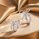 925 Sterling Silver Earrings with White Gold Plating for Women-2
