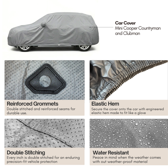 Car Cover for Mini Cooper Countryman and Clubman 177"L x 70"W x 54.5"H