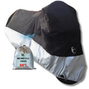Light Weight Motorcycle Cover (XL) with Cable & Lock. Fits up to 94" Length Medium Cruiser, Large Sport Bike-1