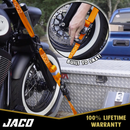 Heavy Duty Ratchet Tie Down Straps with Soft Loops (1.6" x 8 ft) | AAR Certified Break Strength (5,208 lbs)-13