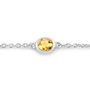 1.83 Carat Genuine Multi Stones .925 Sterling Silver Bracelet-2