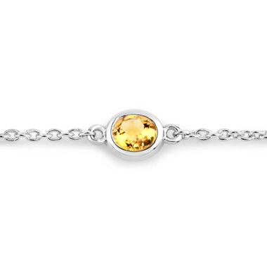 1.83 Carat Genuine Multi Stones .925 Sterling Silver Bracelet - 0