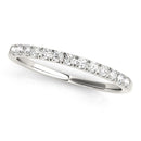 14k White Gold Timeless Diamond Wedding Ring (1/5 cttw)-1