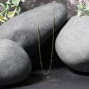 14k Yellow Gold Classic Box Chain 0.6mm-4