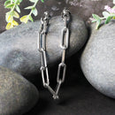 14K White Gold Wide Paperclip Chain (6.1mm)-4