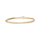 14K Yellow Gold 6.0 Cttw Classic 4 Prong Set Round Brilliant Cut Diamond Tennis Bracelet (K-L Color, VS2-SI1 Clarity) - 7.25"-5