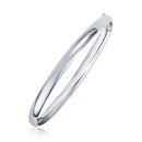 Classic Bangle in 14k White Gold (6.0mm)-1