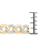 0.70 Carat Genuine White Diamond .925 Sterling Silver Bracelet-3