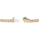 14K Yellow Gold 6.0 Cttw Classic 4 Prong Set Round Brilliant Cut Diamond Tennis Bracelet (K-L Color, VS2-SI1 Clarity) - 7.25"-2