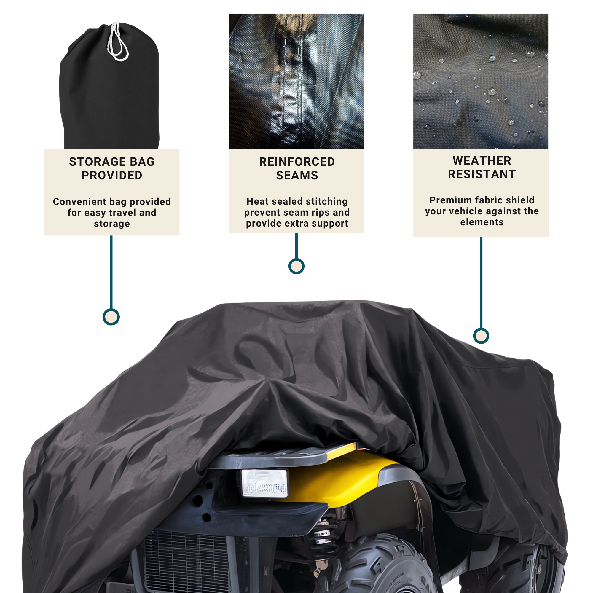 ATV Cover XXL 100"L x 47"/36"W x 48"H